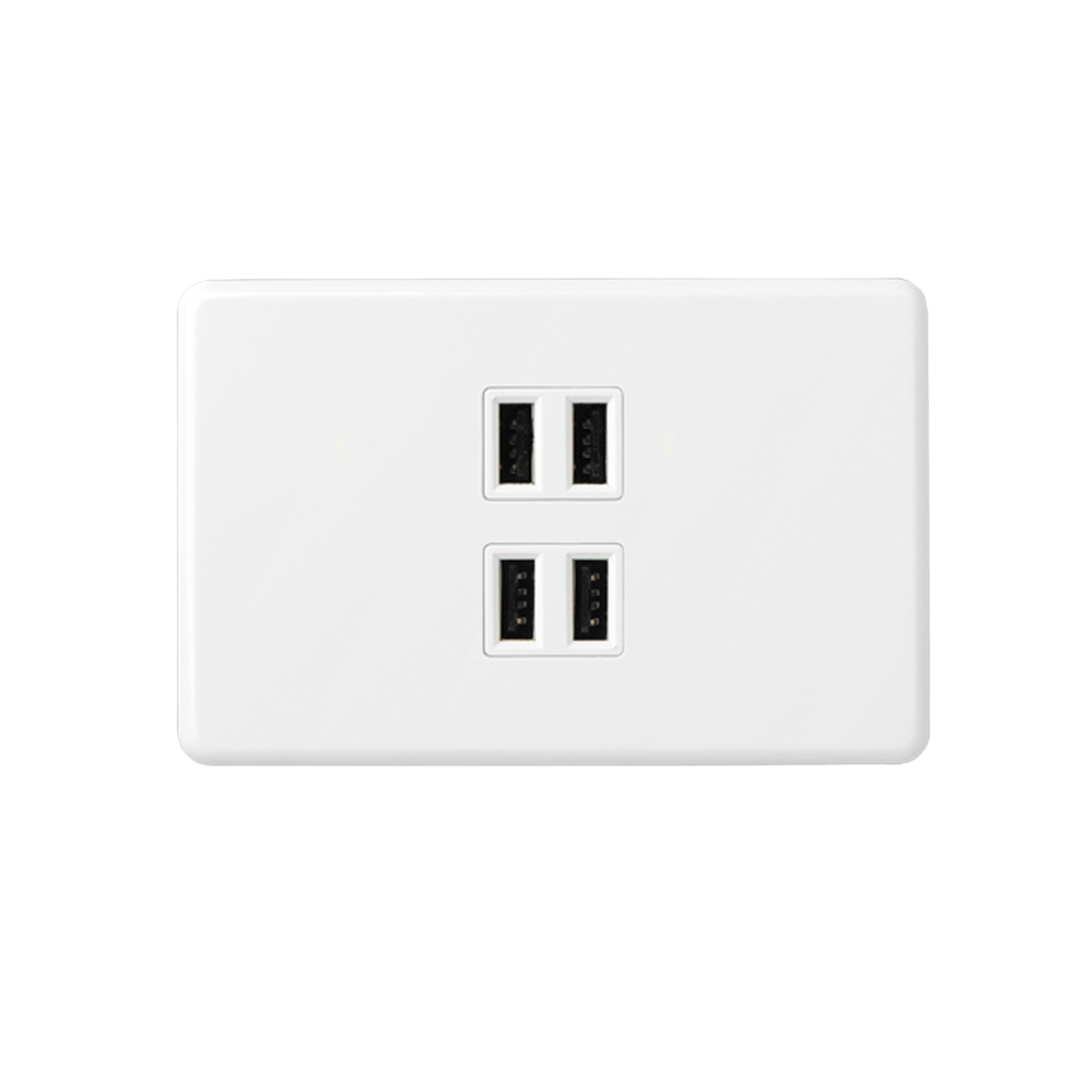   quad usb charger wall plate